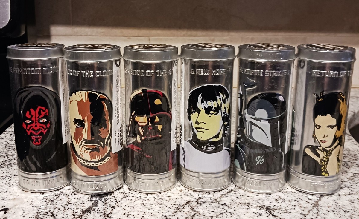STAR WARS Saga Burger King 2005 Watch Tin Collection Complete Set