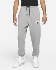 Nike Air Jordan Sport DNA Men's Fleece Pants Sz XL Heather Grey DC9635-091