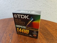 10 Disk TDK High Density 3.5" 1.44 MB Floppy Disks IBM Formatted "NEW"