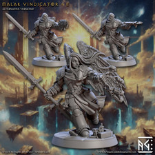 Malak Vindicator - Angel Celestial Warrior - Artisan Guild - Dungeons and Dragon