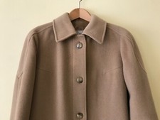 Eastex Brown Camel Hair Vintage Womens Coat. Size 12