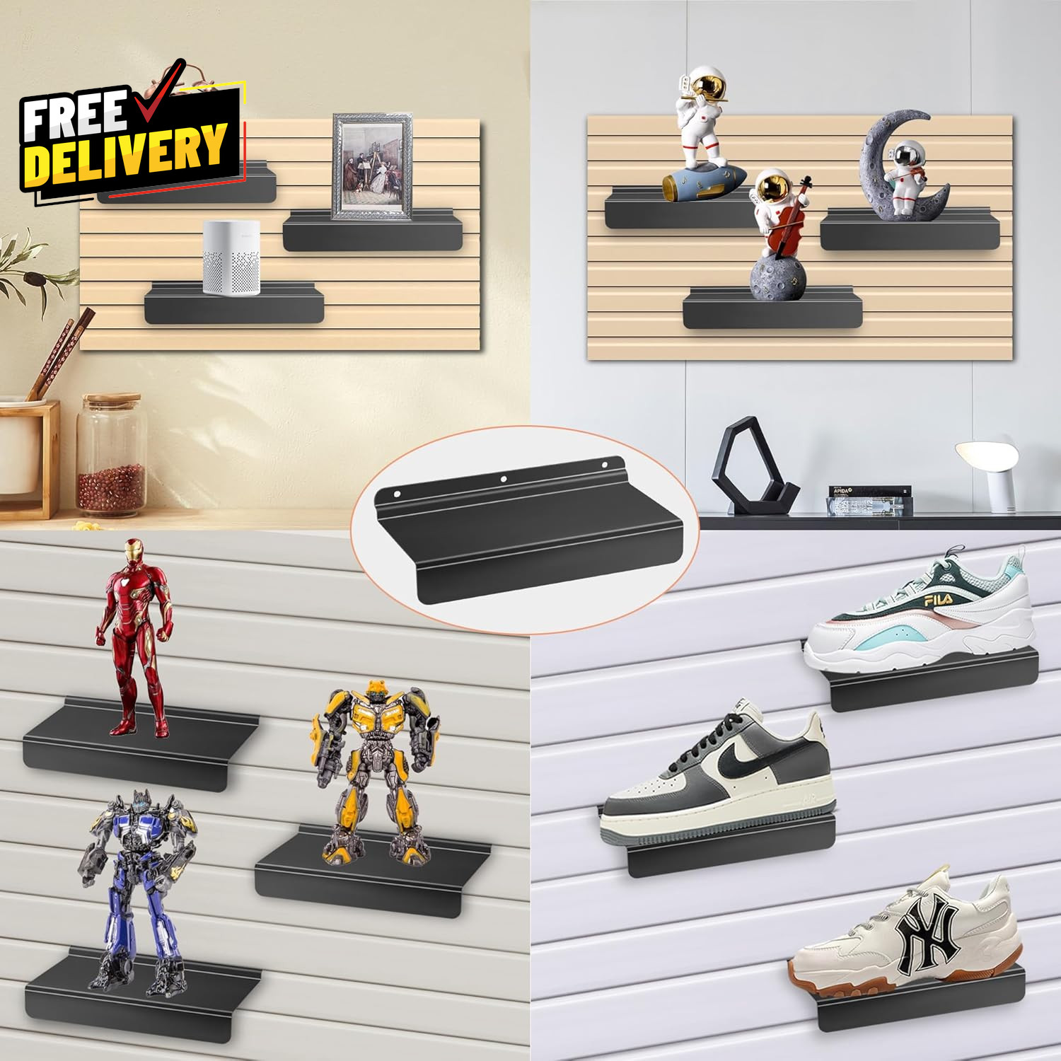 Slatwall Shelves Slatwall Panel Accessories Floating Slat Wall Shelf Shelves
