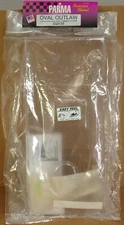 Parma PSE #10138 Oval Outlaw Clear Lexan Body 1:10 Scale NOS
