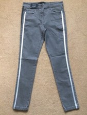 NEXT Women  s Grey Mid Rise Highwaisted Superstretch Skinny Fit Jeans, UK8R,  35.