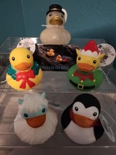2.5" 2024 Target Christmas Rubber Ducks Set of 5 - Bullseye - J33P