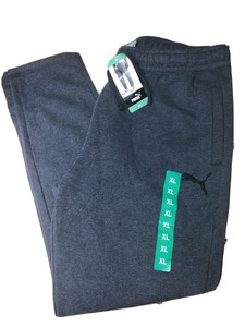 New Puma Menâs Fleece Heavyweight Jogger Sweatpants Pants XL Dark GRAY | eBay