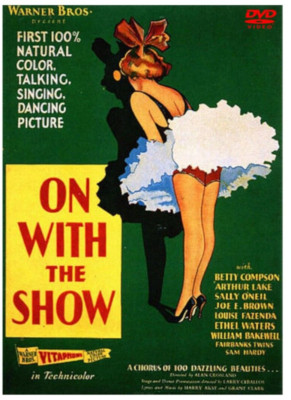 ON WITH THE SHOW  1929 DVD First full color Musical Restored Film  Betty Compton