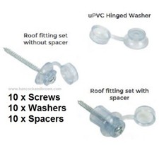  Corrugated Roof Sheeting Fixings / Nails PVC Sheets 