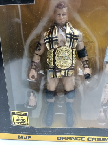 1/3000 AEW Unrivaled Champions 4 pack Amazon Exclusive MJF Wardlow Cassidy Rosa - Picture 2 of 11