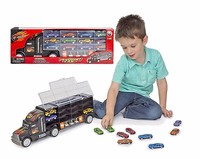 Big Daddy Lorry Tractor Trailer Car Collection Case Carrier Transport Toy Truck Big Daddy Lorry Tractor Trailer Car Collection Case Carrier Transport Toy Truck
