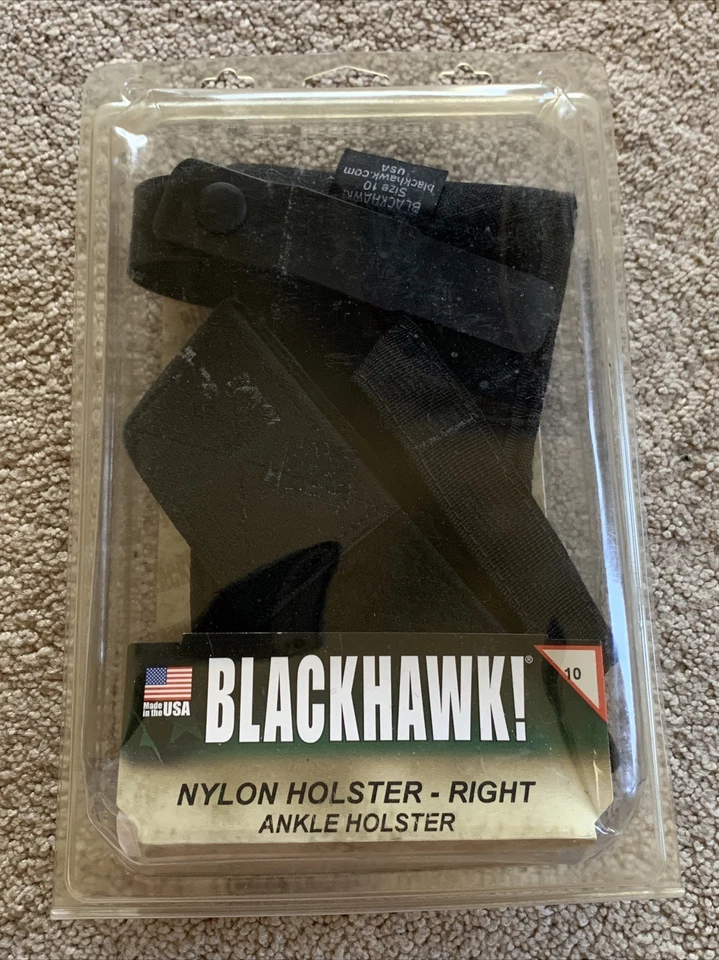 NEW Blackhawk .22 .25 .32 .380 Cordura Nylon Ankle Holster RIGHT BLACK MSRP $42 - Image 4 of 4