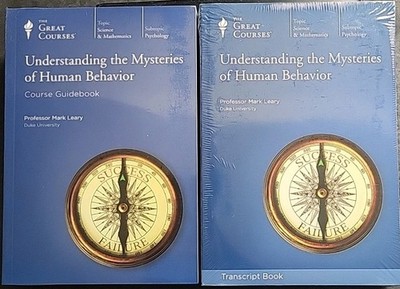 THE GREAT COURSES ~ Understanding The Mysteries Human~ DVD/Guide/Trans. ~ SEALED