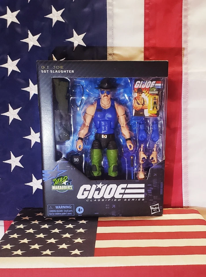Figura de acción GI Joe Classified Series Mad Marauders Sgt Slaughter 6" #129 Foto 2 de 4