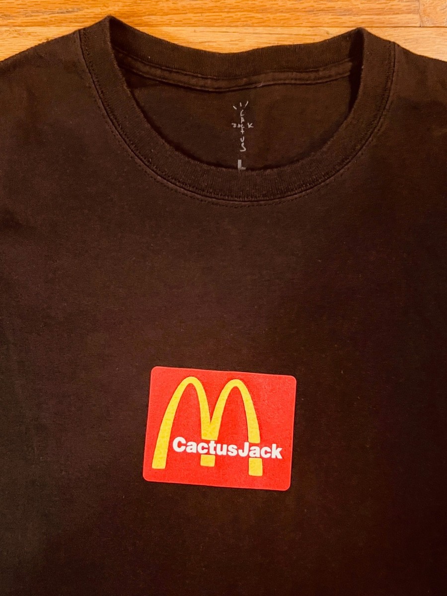 Travis Scott / Cactus Jack / McDonald's Collab Arch Logo Tee Size