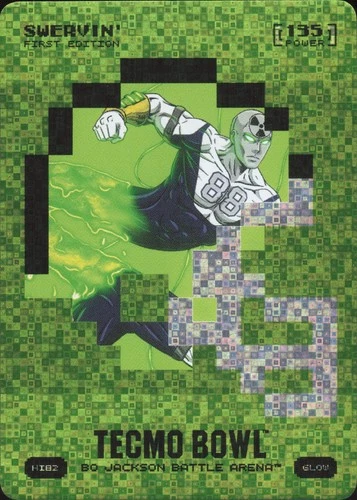 Bo Jackson Tecmo Bowl Battle Arena Swervin' Helmot Icon Glow #HI82