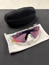 Oakley Jawbreaker Prizm Road Sunglasses White Frame Cycling Glasses