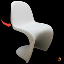 Vitra Panton Chair Gartenstuhl Esszimmerstuhl Stuhl weiß SIEHE TEXT/FOTO