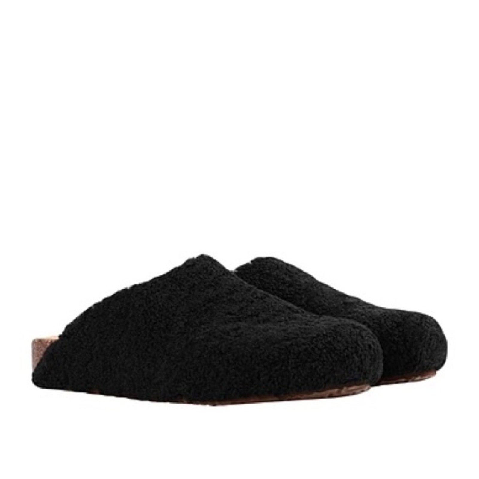 NEW Steve Madden Vesa Black Fuzzy Loafers Size 6