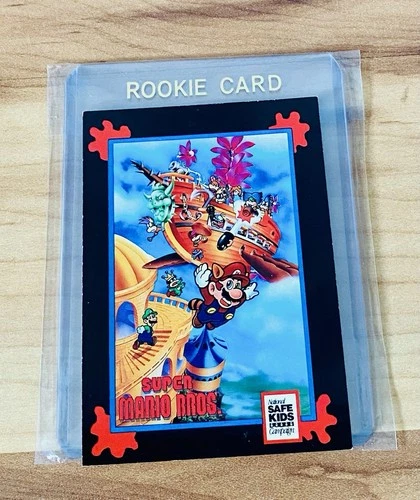 Nintendo 1991 Super Mario Bros. Promo Card Vintage Rare NES