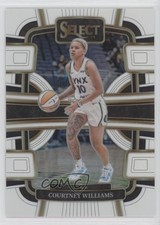 2024 Panini Select WNBA Concourse White Prizm /99 Courtney Williams #54 1pz4