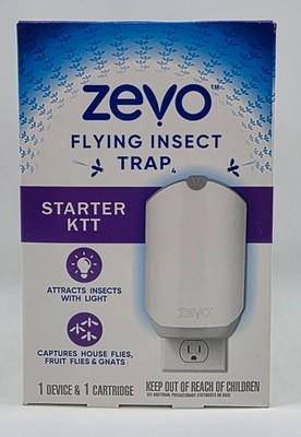 Zevo Flying Insect Trap Starter Kit - 1 Device, 1 Cartridge