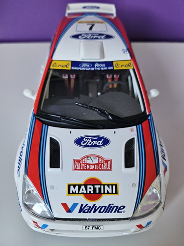 Ford Focus RS WRC Rallye Monte Carlo 1999 Mc Rae / Grist #7 Autoart 1/18 89911 - Foto 10 di 24