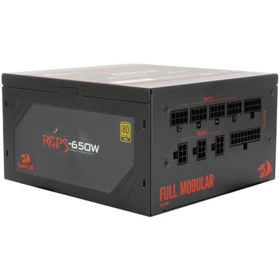 Redragon Rgps-650W 80 Plus Gold Full Modular Gamer Power Supply