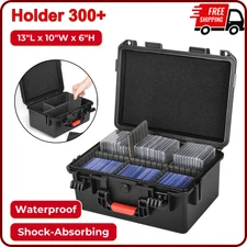Graded Card Storage Box for BGS, PSA Cards & Top Loader Card Case Holder 300+