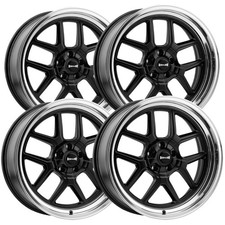 Set Of 4 Staggered-ridler 610 20x8.520x10 5x4.75 0mm Matte Black Wheels Rims