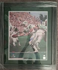 Joe Namath Jets Signed 16x20 GTSM Cert NFL Cert Superbowl Photo Hof Auto Framed