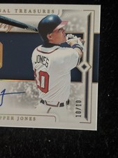 2024 National Treasures - Legendary Lumber Signatures Chipper Jones 10/10 (AU) 