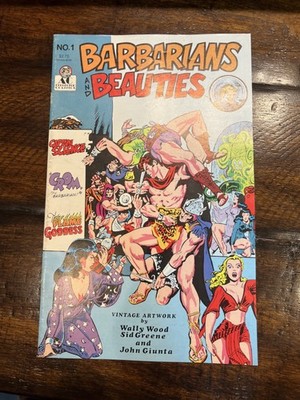 BARBARIANS AND BEAUTIES #1 COPPER AGE-AC AMERICOMICS-WALLY WOOD SID GREENE FN/VF