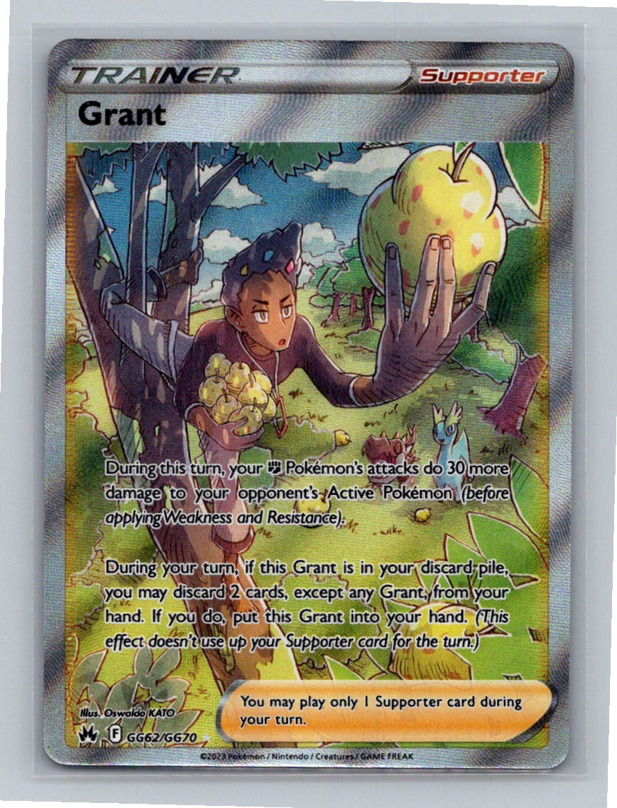 Grant Ultra Rare Crown Zenith: Galarian Gallery GG62/GG70 NM