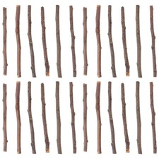  40pcs Wood Log Sticks Natural Sticks Wood Craft Sticks for DIY Crafts Photo