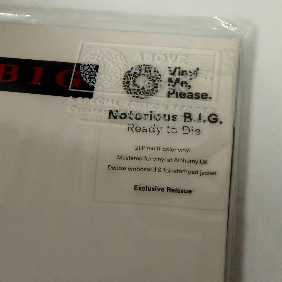 The Notorious B.I.G. - Ready To Die (VMP Red / White Splatter Vinyl me Please) - Image 3 of 4