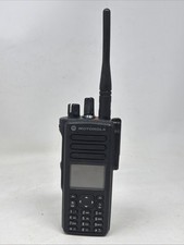 MOTOROLA AAH56UCN9RB1AN XPR7580E 800/900 MHZ HANDHELD TWO WAY RADIO WITH BATTERY