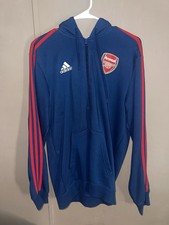 Adidas Arsenal 2021/2022 Full Zip Hoodie - Mens Medium