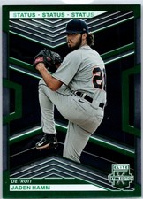 2023 Panini Elite Extra Edition #28 Jaden Hamm Status Green #/499