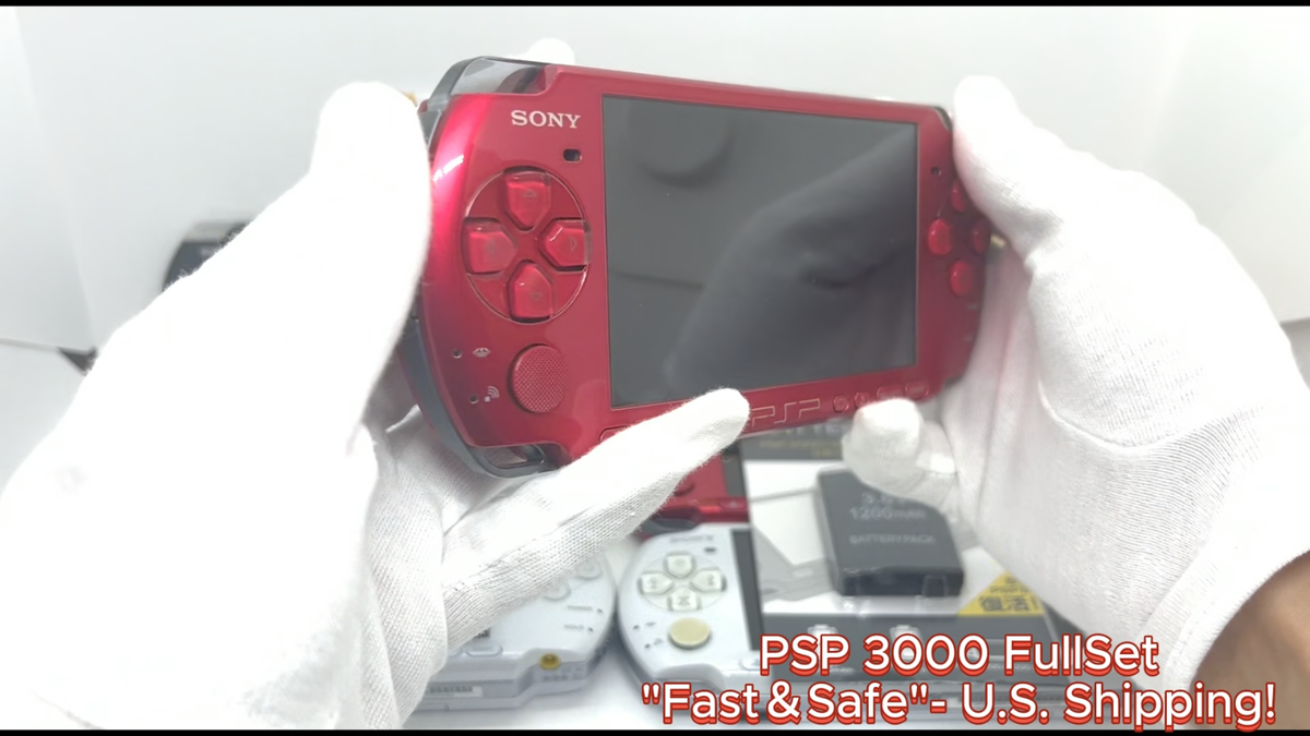 Sony PSP-3000 Console Select /Charger+newbattery+random3games+4G