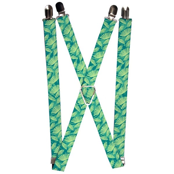 `Suspenders - 1.0`` - Palm Leaves Stacked Pastel Greens` (Us Import) ACC NEU-image