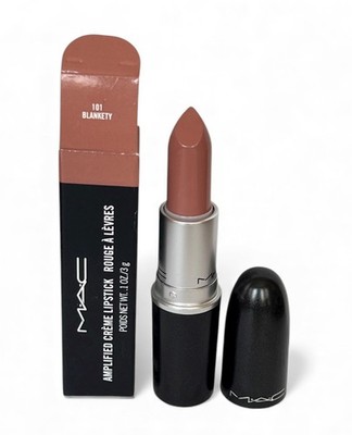 Mac Amplified Creme Lipstick - BLANKETY #101 -  Discontinued Rare NIB Authentic