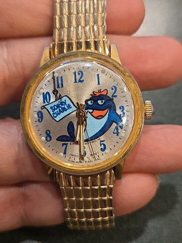 1971 Windup Star-Kist Sorry Charlie Tuna Advertising Character Watch Working