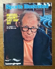 Sports Illustrated March 15, 1976 Baseball Couldn't Shut Him Out Bill Veeck