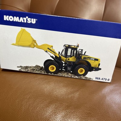 Komatsu WA470-8 Diecast Shovel Mini Truck Yellow/Black Used
