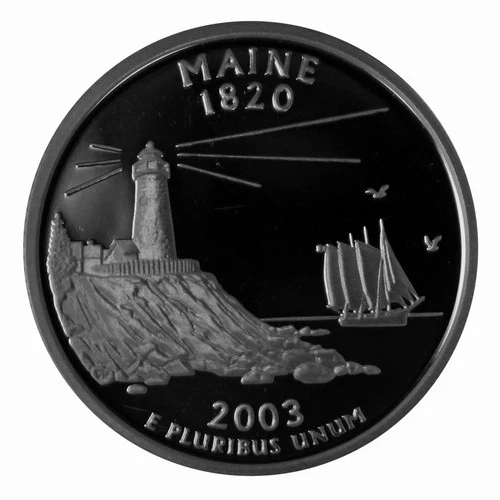 2003-S 50 State Quarters Maine Proof — photo from another recent sale