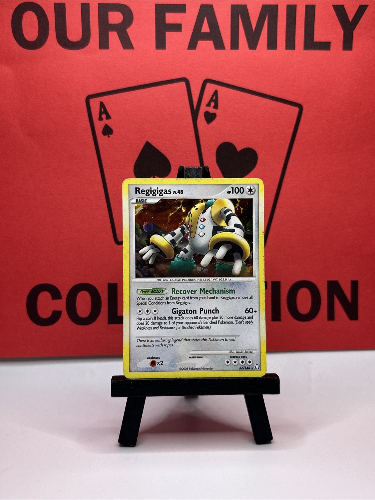 Regigigas 37/146 Legends Awakened Holo Rare Pokemon Card
