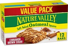 (Free Duty Tax) Nature Valley Soft-Baked Oatmeal Squares, Cinnamon Brown Sug
