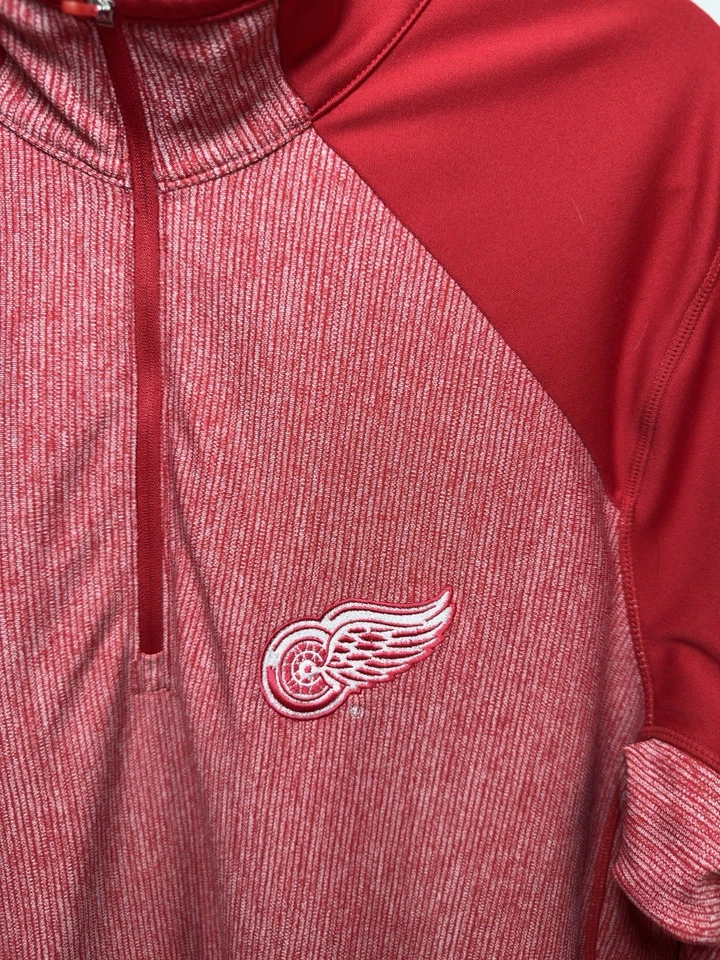 Detroit Red Wings Antigua XL Quarter Zip Pullover - Image 3 of 4