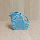Fiestaware Mini Disc Pitcher Turquoise Blue 3 1/4"