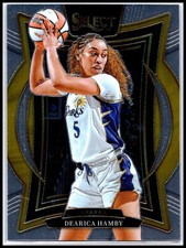 2025 Panini Select WNBA #10 Dearica Hamby Los Angeles Sparks